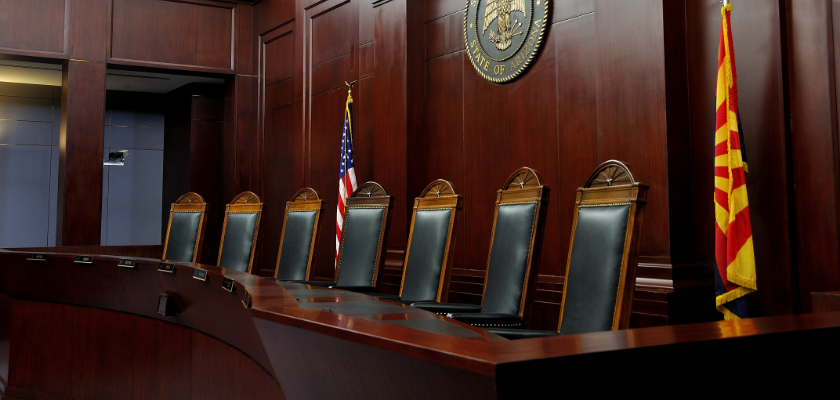 Arizona Supreme Court courtroom